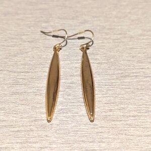 Gold drop earrings